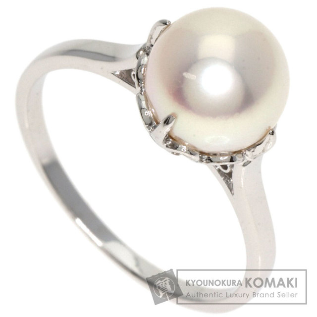 MIKIMOTO ミキモト パール 真珠 リング・指輪 K14ホワイトゴールド  