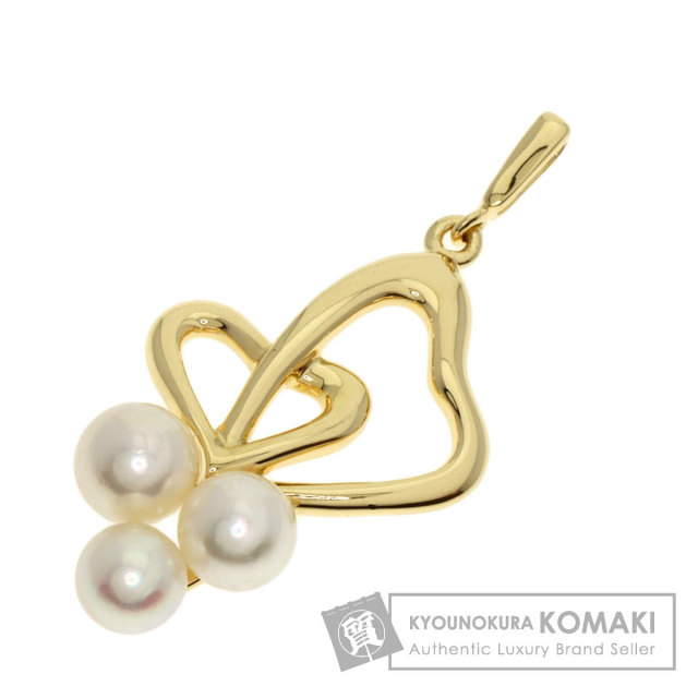 MIKIMOTO ミキモト パール 真珠 ペンダントトップ K18イエローゴールド  