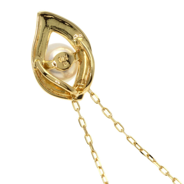 MIKIMOTO ミキモト パール 真珠 ネックレス K18イエローゴールド 