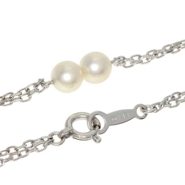 MIKIMOTO ミキモト パール 真珠 ブレスレット K18ホワイトゴールド 