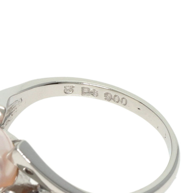 MIKIMOTO ミキモト パール 真珠 2P ダイヤモンド リング・指輪  