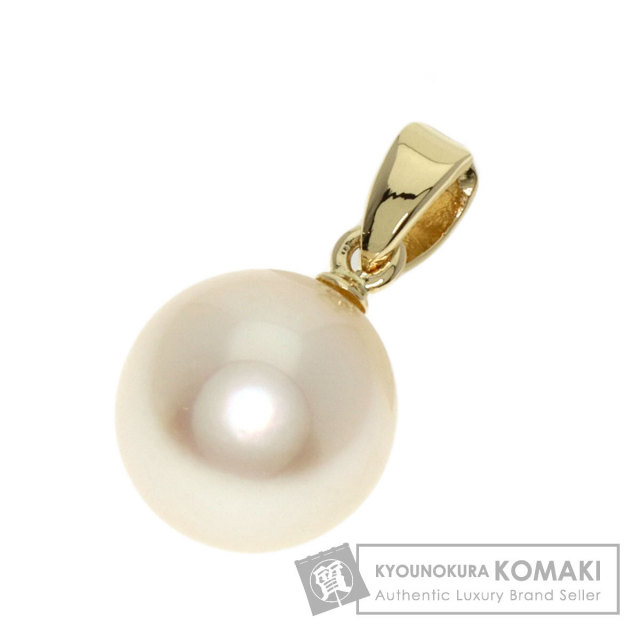 MIKIMOTO ミキモト パール 真珠 ペンダントトップ K14イエローゴールド 