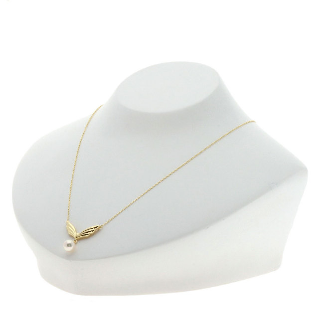MIKIMOTO ミキモト パール 真珠 ネックレス K18イエローゴールド  
