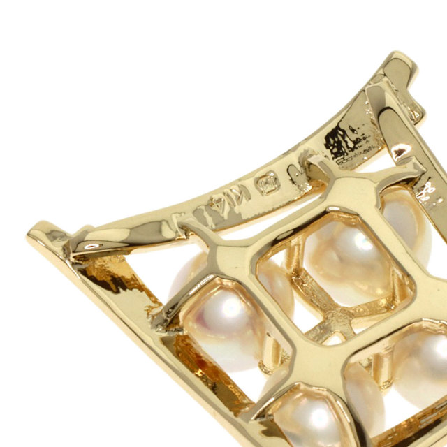 MIKIMOTO ミキモト パール 真珠 ペンダントトップ K14イエローゴールド 