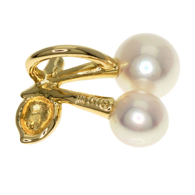 MIKIMOTO ミキモト ペルリータ パール 真珠 サクランボモチーフ 