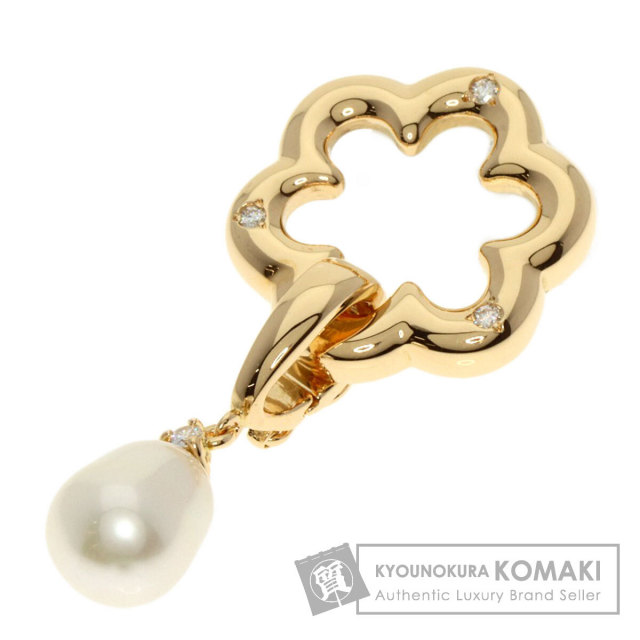 MIKIMOTO ミキモト パール 真珠 ダイヤモンド ペンダントトップ K18 