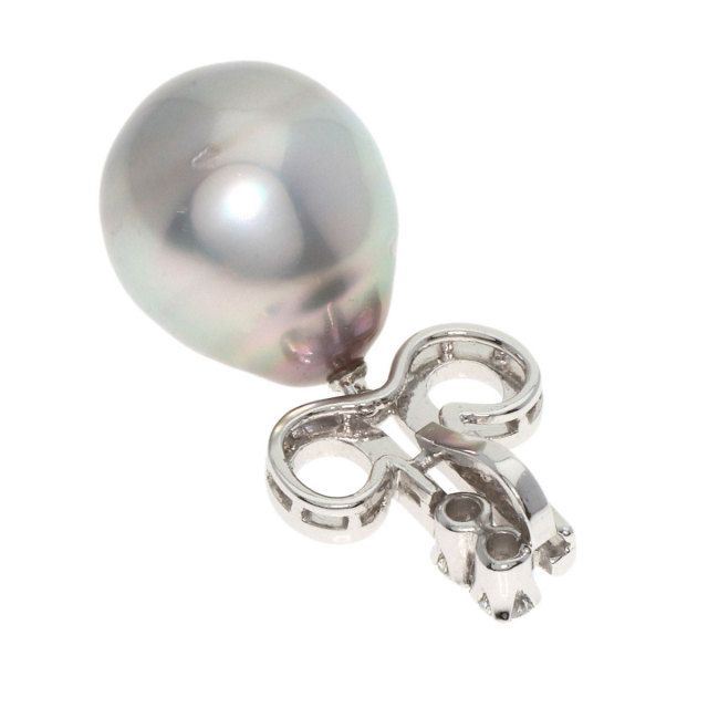 MIKIMOTO ミキモト パール 真珠 ダイヤモンド ペンダントトップ K14  