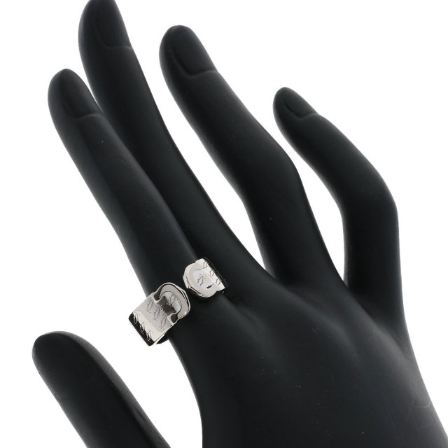 CARTIER カルティエ 2Cリング #55 リング・指輪 K18ホワイトゴールド 