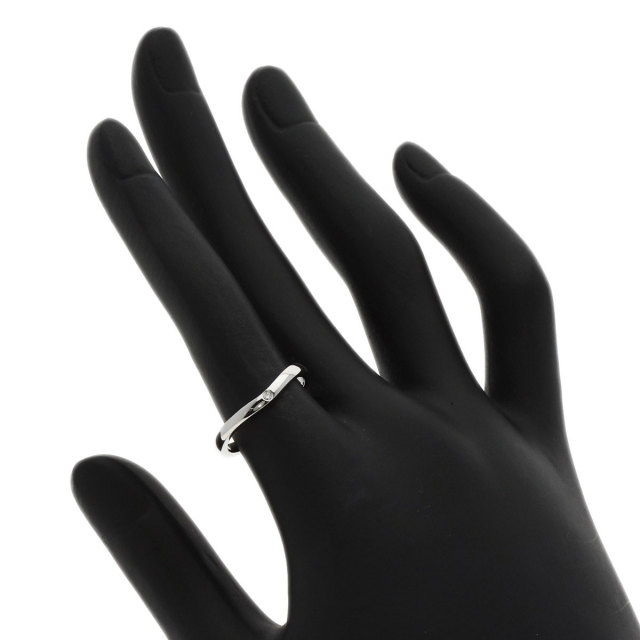 CARTIER カルティエ バレリーナ カーブ 3P ダイヤモンド #51 リング 