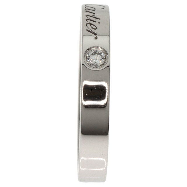 CARTIER カルティエ エングレーブド 2P ダイヤモンド #50 リング 