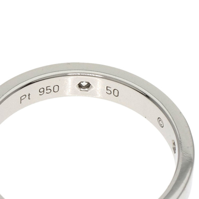 CARTIER カルティエ エングレーブド 2P ダイヤモンド #50 リング 
