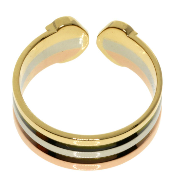 CARTIER カルティエ 2Cリング #48 リング・指輪 K18イエローゴールド  