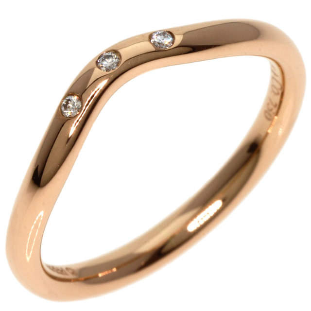 TIFFANY&Co. ティファニー カーブドバンドリング 3P ダイヤモンド