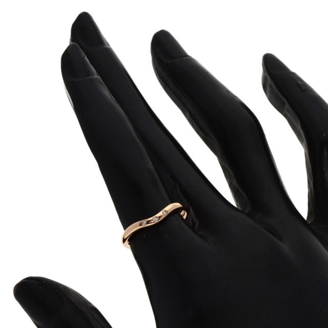 TIFFANY&Co. ティファニー カーブドバンドリング 3P ダイヤモンド
