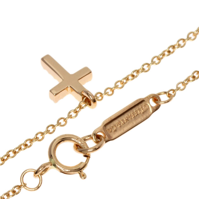 TIFFANY&Co. ティファニー メトロクロス ミニ ダイヤモンド ネックレス 