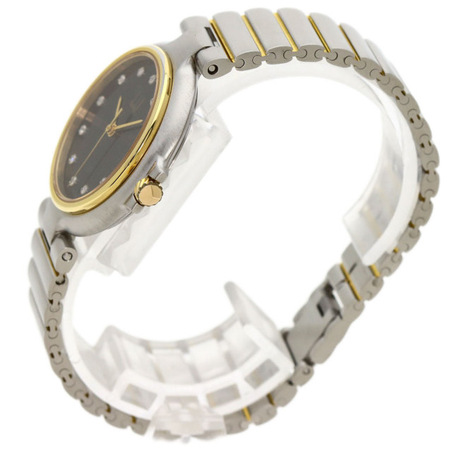 稼働 dunhill ミレニアム 腕時計 ゴールド デイト レザー 2252 楽天  