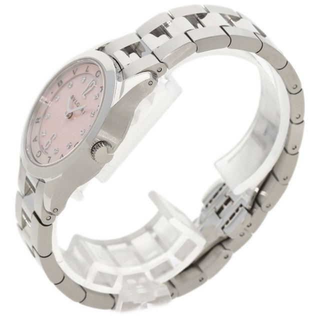 BVLGARI ブルガリ ST30S ソロテンポ 30mm 10P ダイヤモンド 腕時計  