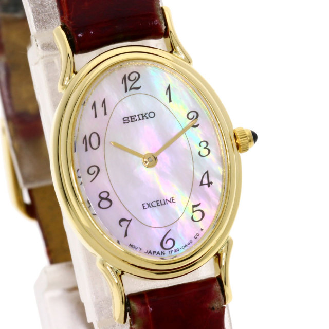 SEIKO EXCELINE 1F20-5180 18KT エクセリーヌ 腕時計 SEIKO EXCELINE 1F20-5180 18KT エクセリーヌ 腕時計