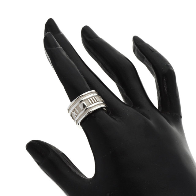 TIFFANY&Co. ティファニー アトラス ワイド リング・指輪 シルバー 