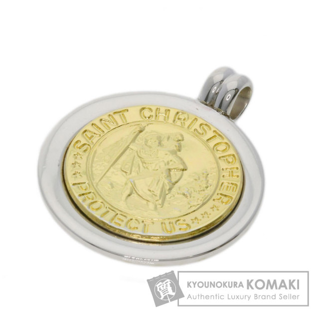 ティファニー ペンダントトップ セントクリストファー コイン シルバー  