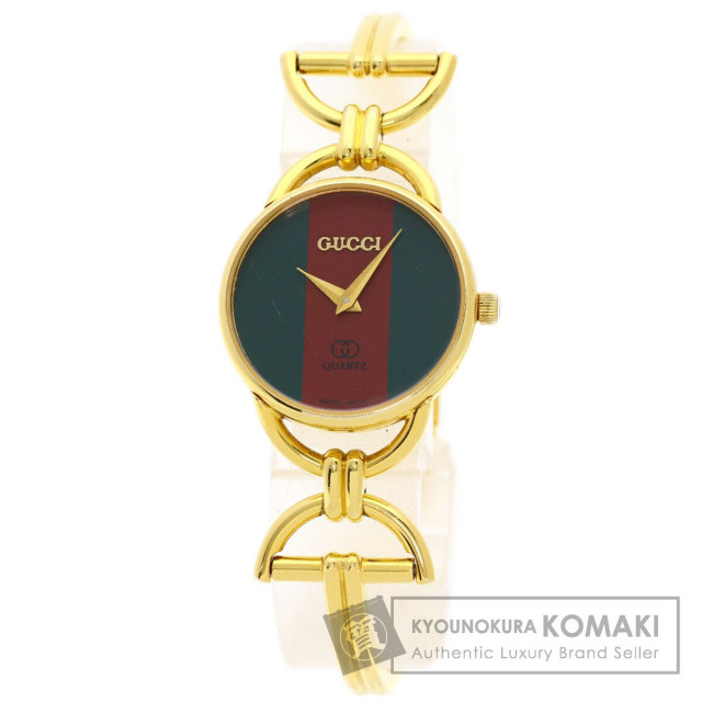 GUCCI グッチ 6200L シェリーライン 腕時計 GP/GP レディース