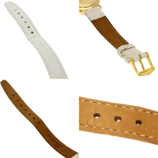 HERMES エルメス CL4.285 クリッパー 腕時計 OH済 K18イエローゴールド 