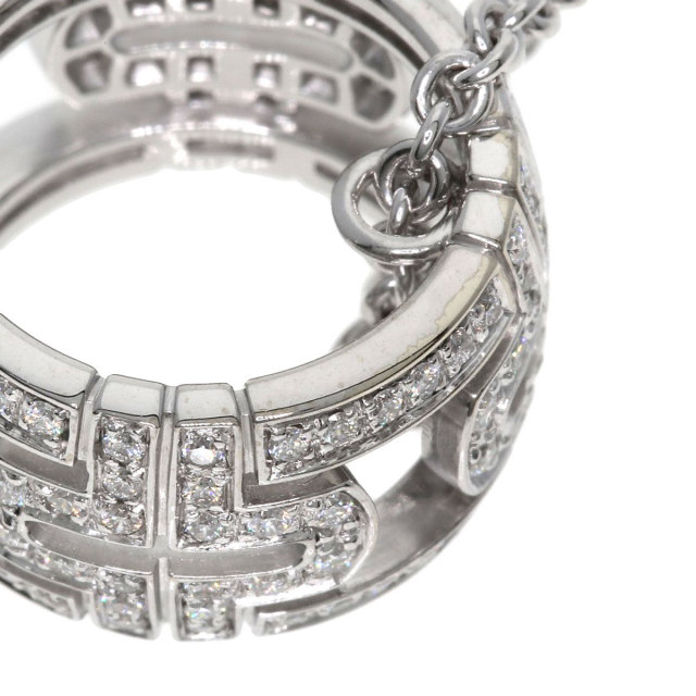 BVLGARI ブルガリ パレンテシ オープン ダイヤモンド ネックレス K18 