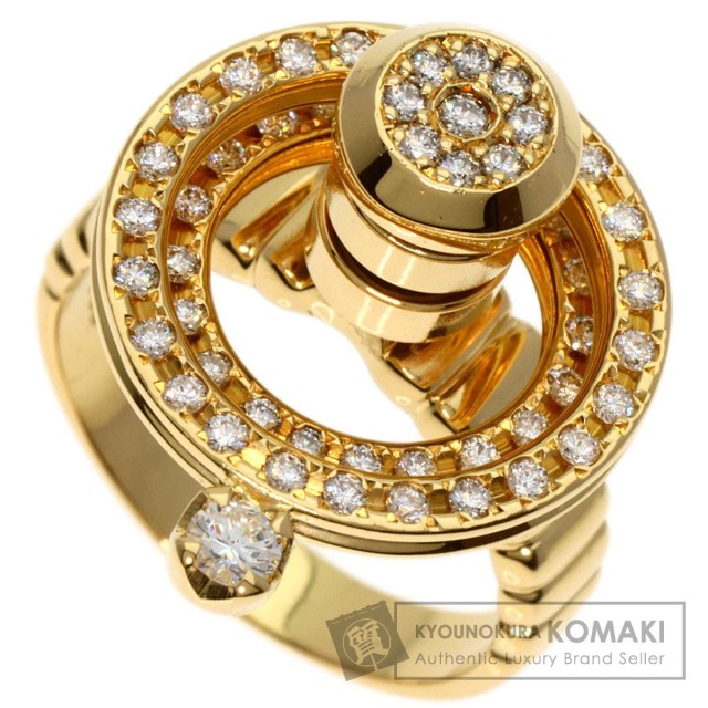 WALTHAM ウォルサム ダイヤモンド スウィング リング・指輪 K18  