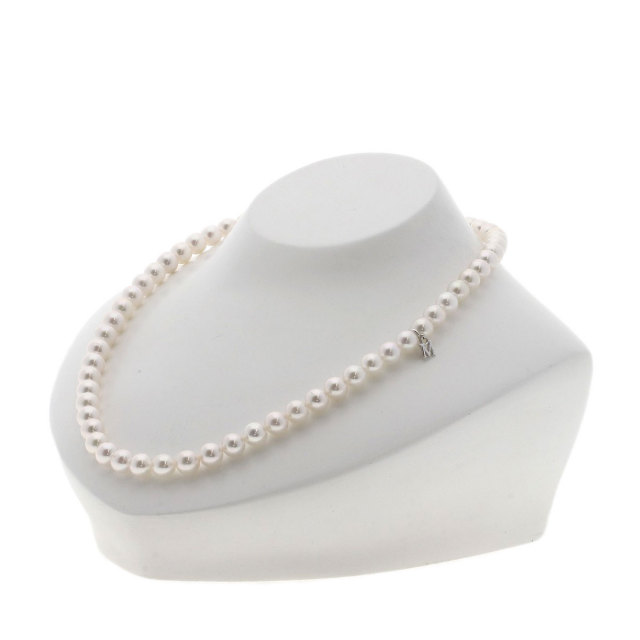 MIKIMOTO ミキモト パール 真珠 チャーム付き ネックレス 
