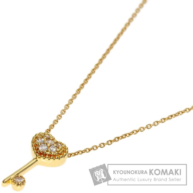 Ponte Vecchio ポンテヴェキオ ハートキー ダイヤモンド ネックレス 