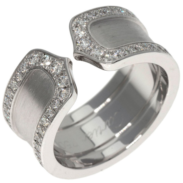 CARTIER カルティエ C2リング エッジダイヤモンド #50 メーカー 