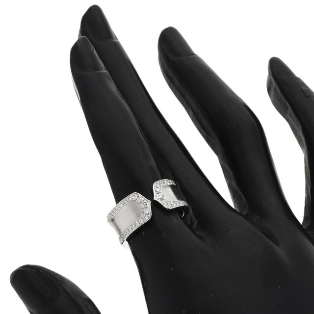 CARTIER カルティエ C2リング エッジダイヤモンド #50 メーカー 