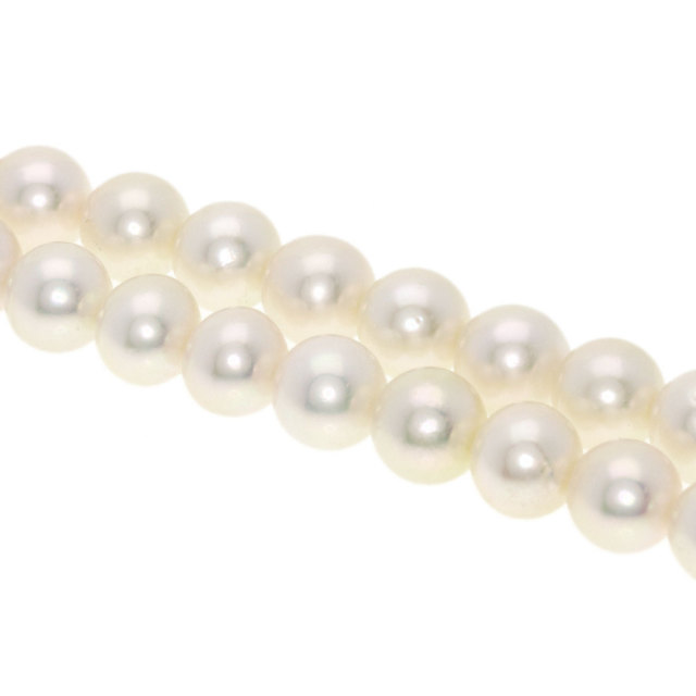 TASAKI タサキ アコヤパール 真珠 ロング ネックレス シルバー レディース