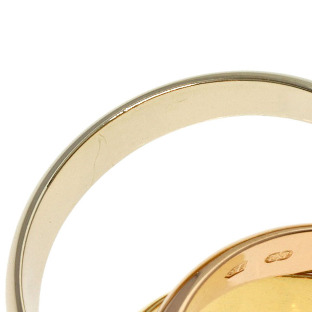 【正規品】トリニティリング K18 ゴールド 指輪 サイズ 57 カルティエ トリニティリング #57 ゴールド K18イエローゴールド YG