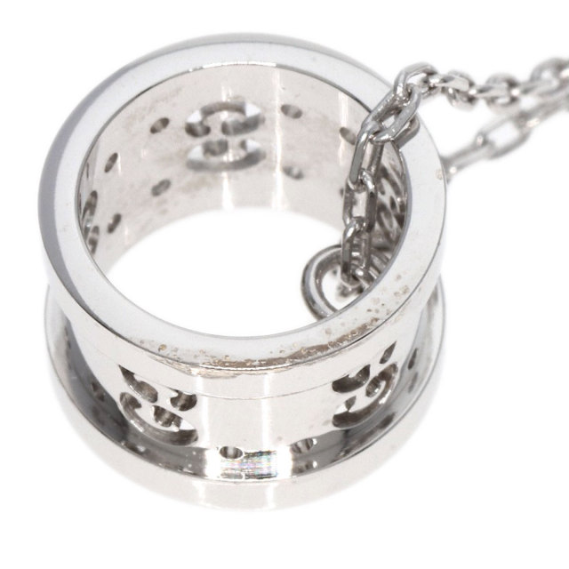 GUCCI グッチ アイコン トワール ネックレス K18ホワイトゴールド 