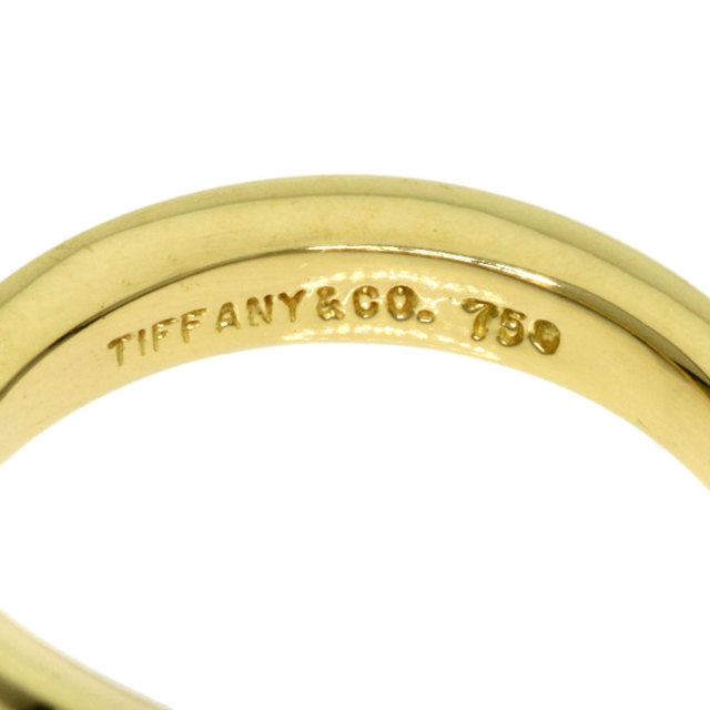 TIFFANY&Co. ティファニー Vバンド リング・指輪 K18イエローゴールド 