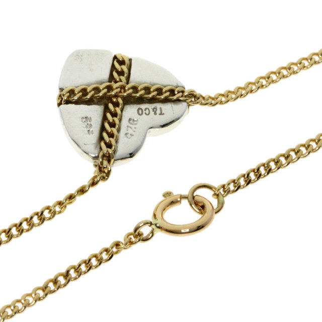 TIFFANY&Co. ティファニー チェーン クロスハート ネックレス シルバー 