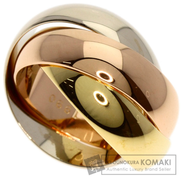 CARTIER カルティエ トリニティ LM #48 リング・指輪 K18イエロー  