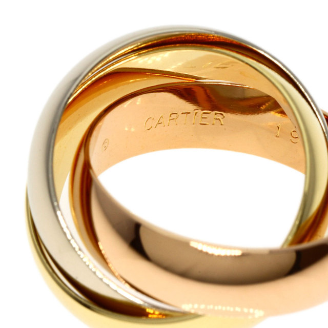 CARTIER トリニティ LM #48 リング・指輪 K18YG K18WG K18PG レディース 