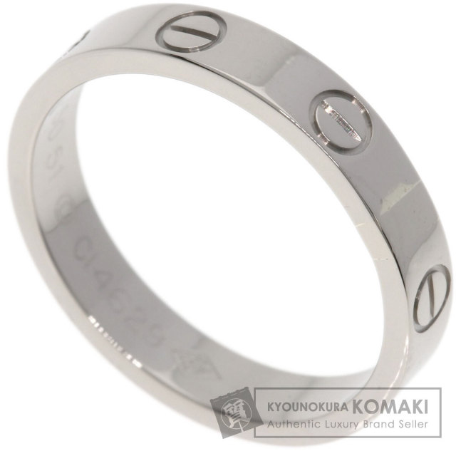 CARTIER カルティエ ミニラブリング リング・指輪 K18ホワイトゴールド  