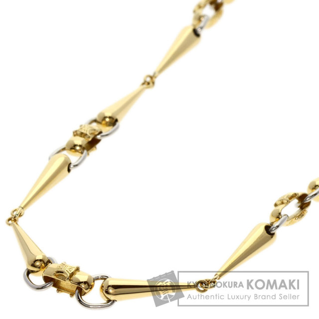 定番の中古商品 CELINE K18イエローゴールド ネックレス ホースビット セリーヌ アクセサリー
