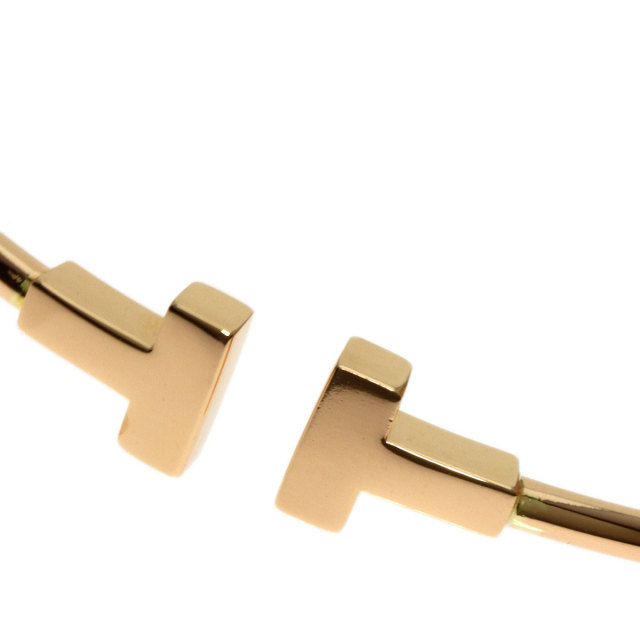 TIFFANY&Co. ティファニー T ナロー ワイヤー ブレスレット K18ピンク 