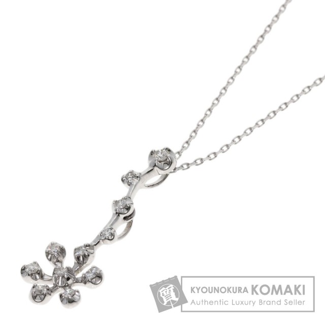 VANDOME ヴァンドーム ダイヤモンド ネックレス K18ホワイトゴールド  
