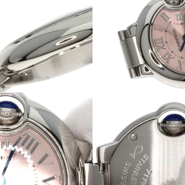 CARTIER カルティエ W6920038 バロンブルー 28mm 腕時計 ステンレス