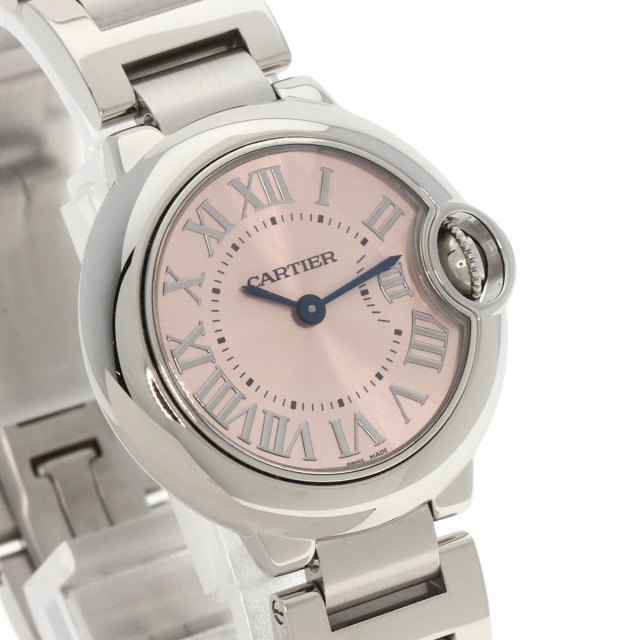 CARTIER カルティエ W6920038 バロンブルー 28mm 腕時計 ステンレス