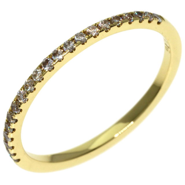 K18YG ダイヤモンド リング 0.16ct ハーフエタニティ WISP K18PG
