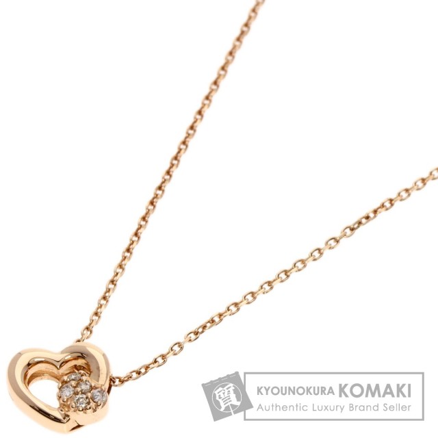 Samantha Tiara サマンサティアラ ハート ダイヤモンド ネックレス K10  