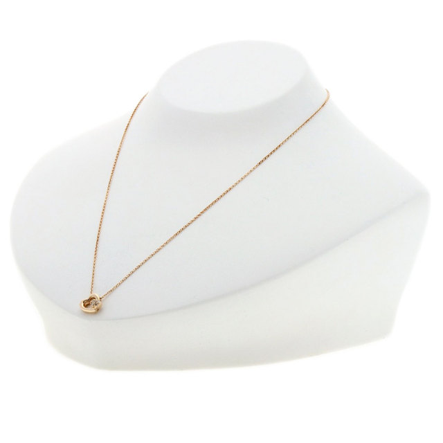 Samantha Tiara サマンサティアラ ハート ダイヤモンド ネックレス K10  