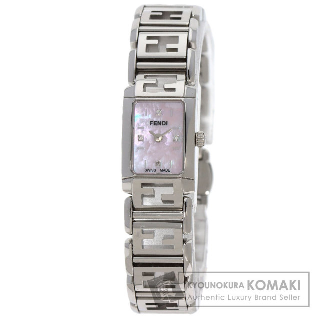 FENDI フェンディ 1200L 4P ダイヤモンド 腕時計 ステンレススチール  