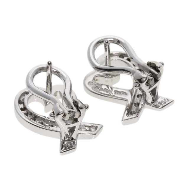 TIFFANY&Co. ティファニー ラビングハート ダイヤモンド ピアス K18  